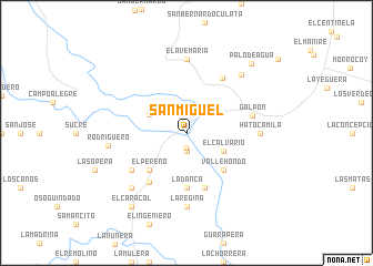 map of San Miguel