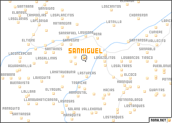 map of San Miguel