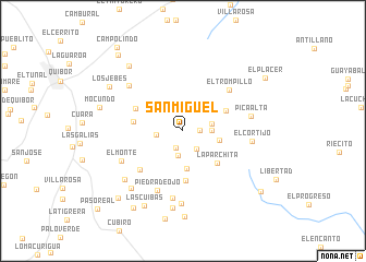 map of San Miguel