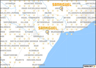 map of San Miguel