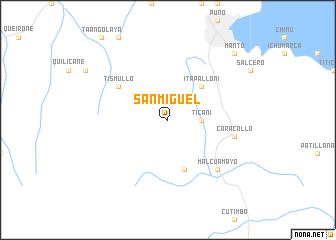 map of San Miguel