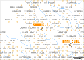 map of San Miguel