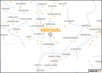 map of San Miguel