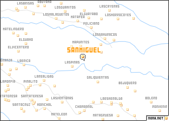 map of San Miguel