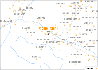 map of San Miguel