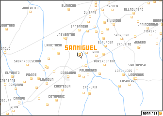 map of San Miguel