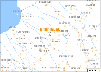 map of San Miguel