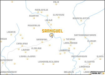 map of San Miguel