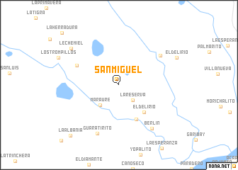 map of San Miguel