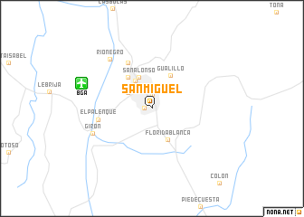 map of San Miguel