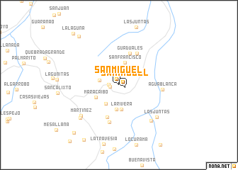 map of San Miguel