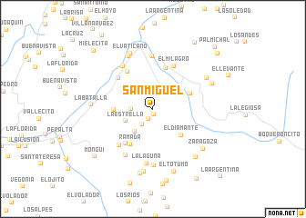 map of San Miguel