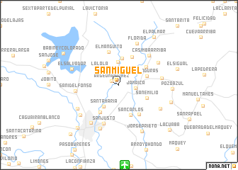 map of San Miguel