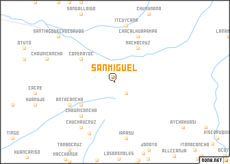 map of San Miguel