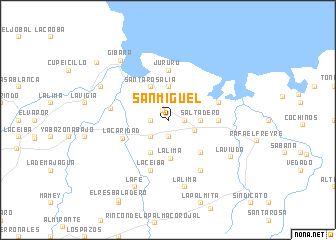 map of San Miguel