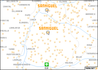 map of San Miguel