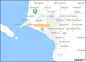map of San Miguel