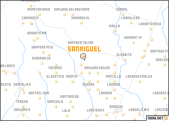 map of San Miguel