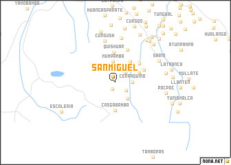 map of San Miguel