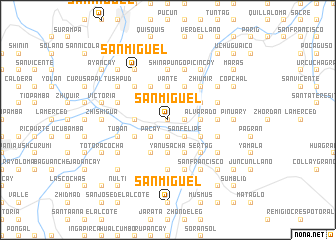 map of San Miguel