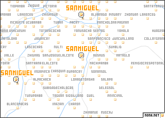 map of San Miguel