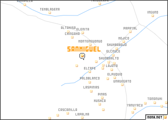 map of San Miguel