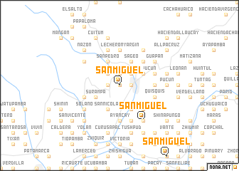 map of San Miguel