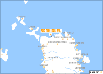 map of San Miguel