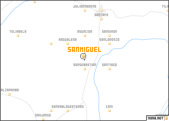 map of San Miguel