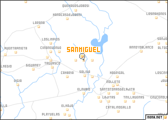 map of San Miguel