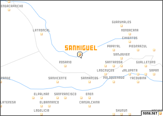 map of San Miguel