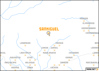 map of San Miguel