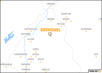 map of San Miguel