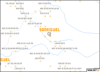 map of San Miguel