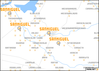 map of San Miguel