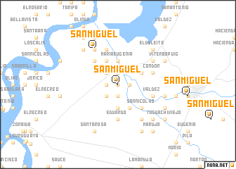 map of San Miguel