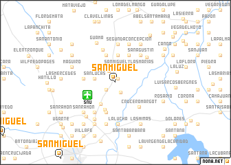 map of San Miguel