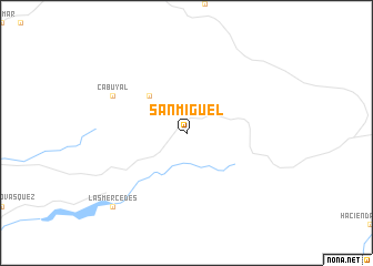 map of San Miguel