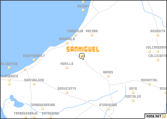 map of San Miguel