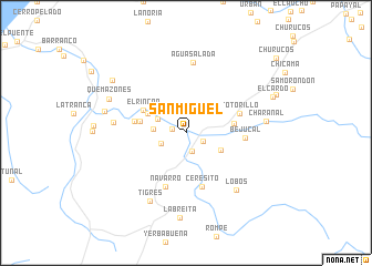 map of San Miguel