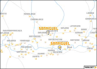 map of San Miguel