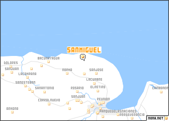 map of San Miguel