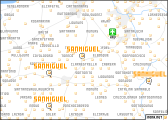 map of San Miguel