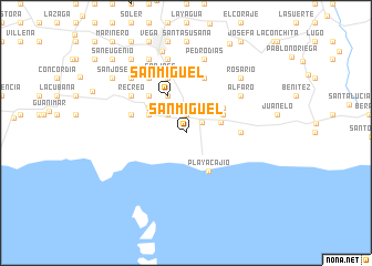 map of San Miguel