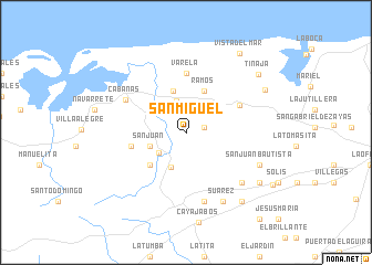 map of San Miguel