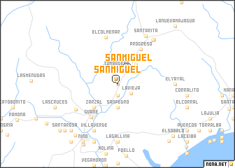 map of San Miguel