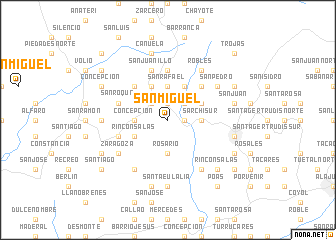 map of San Miguel