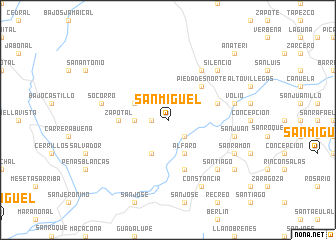 map of San Miguel