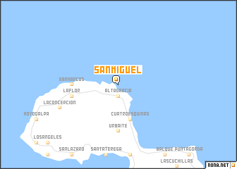 map of San Miguel