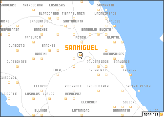 map of San Miguel